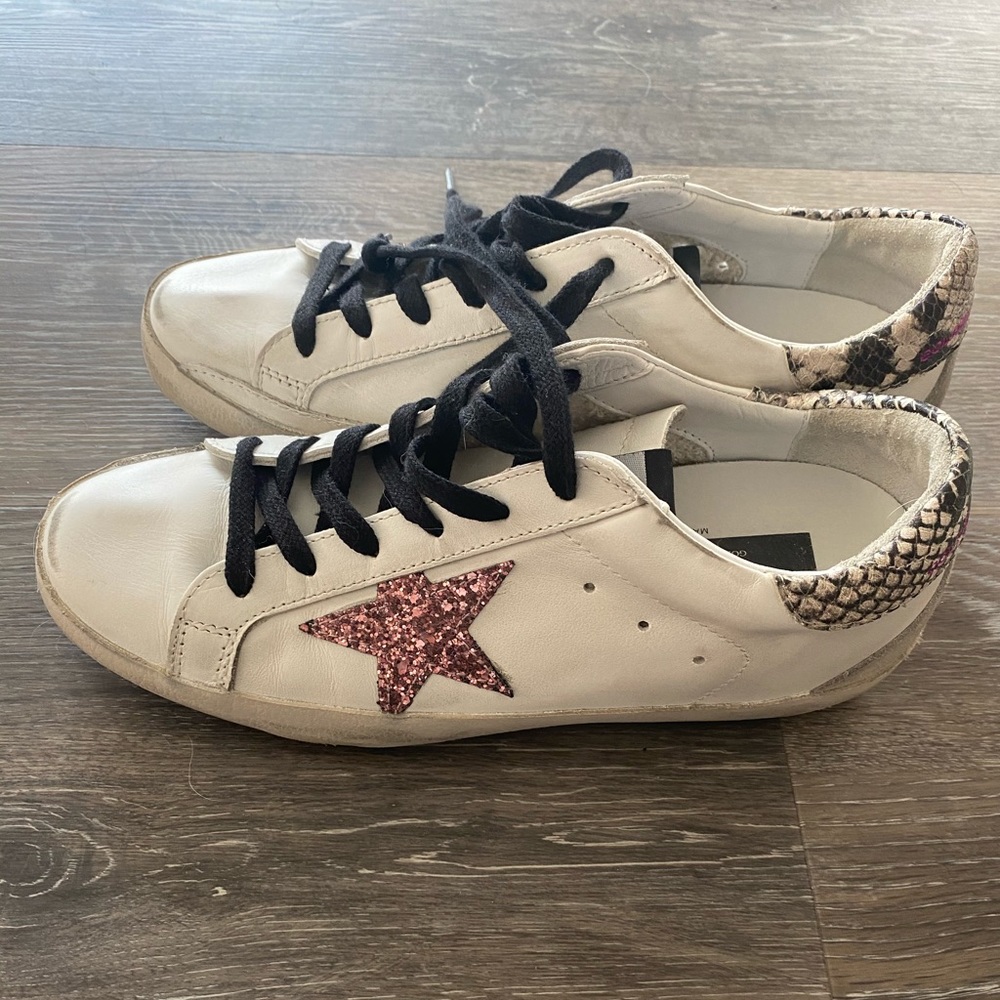 Golden Goode Sneakers Pink Star